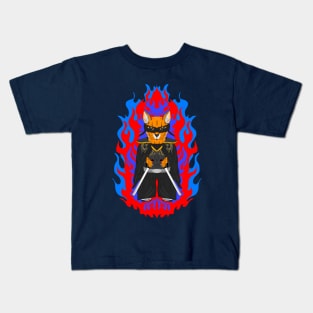Samurai Cat Kids T-Shirt